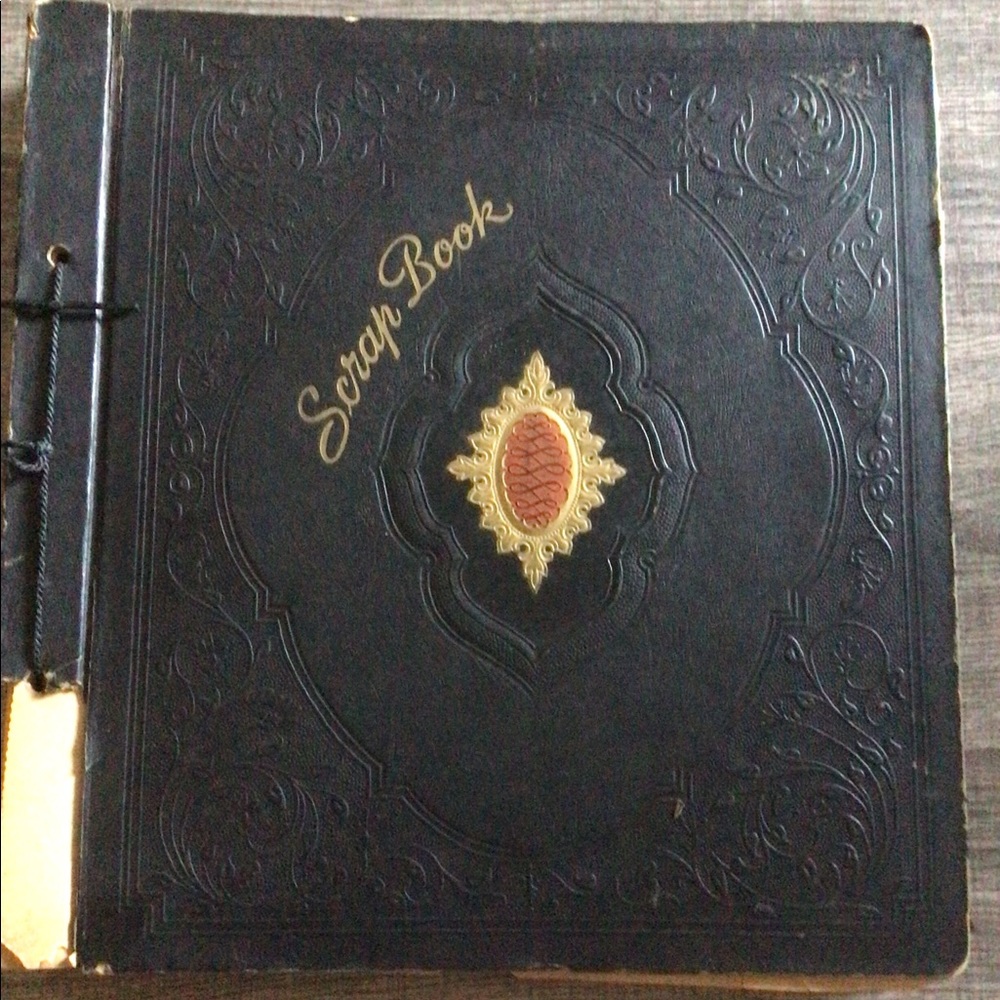 Vintage Old Scrapbook with Extras included